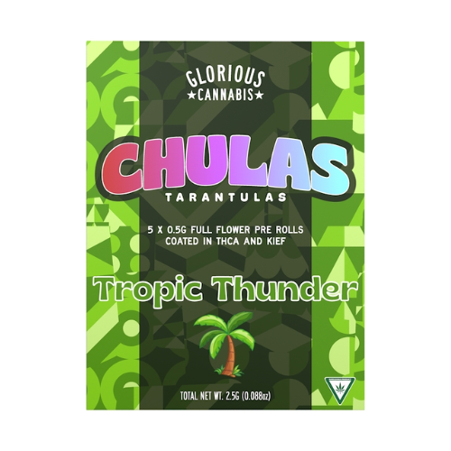 Photograph of product: Glorious Chula 5pk Infused Prerolls Tropic Thunder