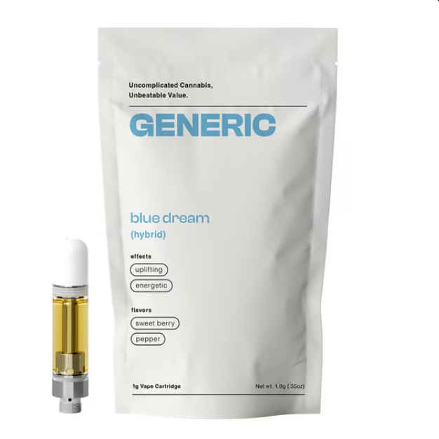 Photograph of product: CoC Generic Live Resin Cartridge - Kush And Cream 1g