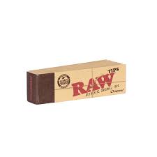 Photograph of product: RAW Natural Unrefined Tips (50pc) - Regular