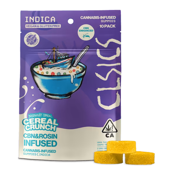 Photograph of product: CLSICS | LRO Gummies 100mg | I | Midnight Cereal C.C (CBN)