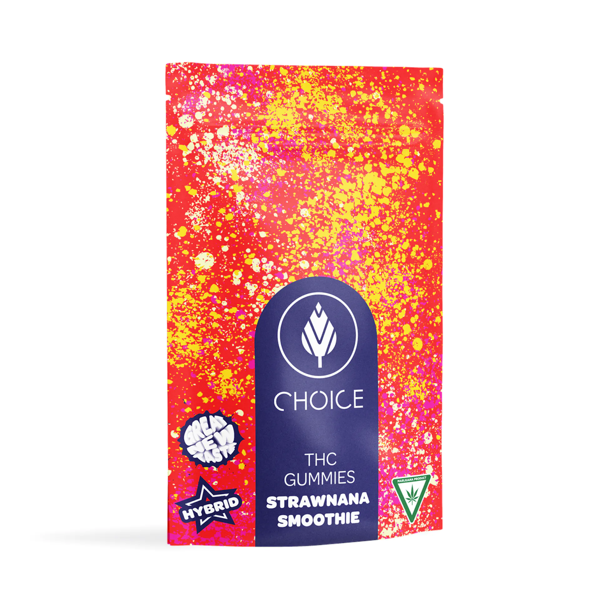 Photograph of product: Choice Chews - Strawnana Smoothie 100mg (Hybrid)