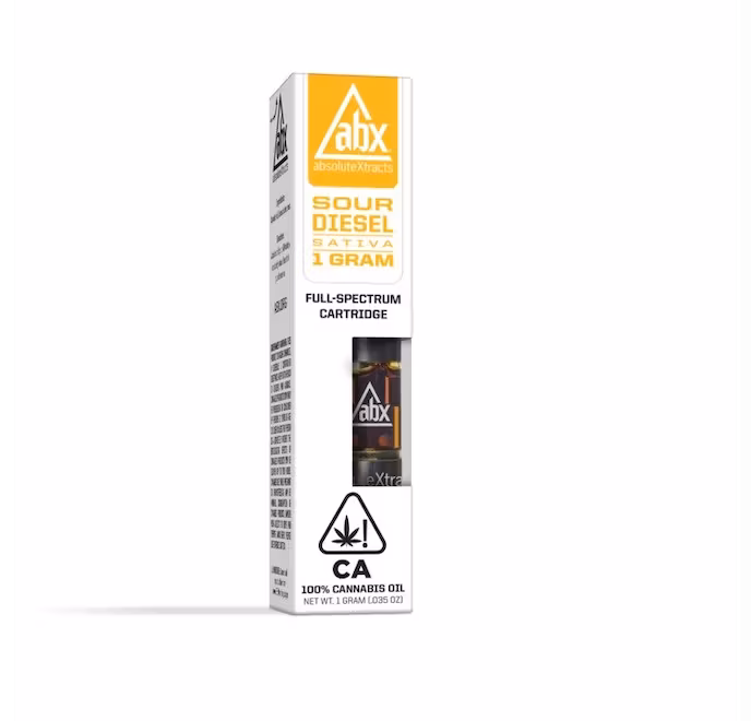 Photograph of product: Sour Diesel Vape Cart