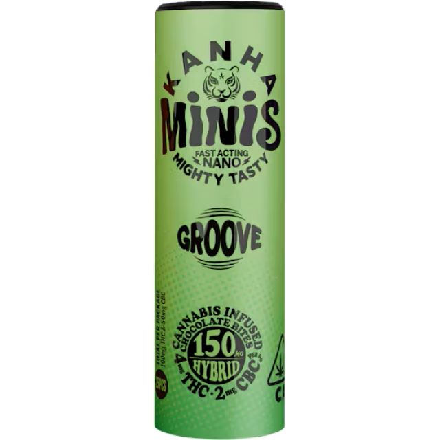 Photograph of product: GROOVE MINIS - 100MG EDIBLE