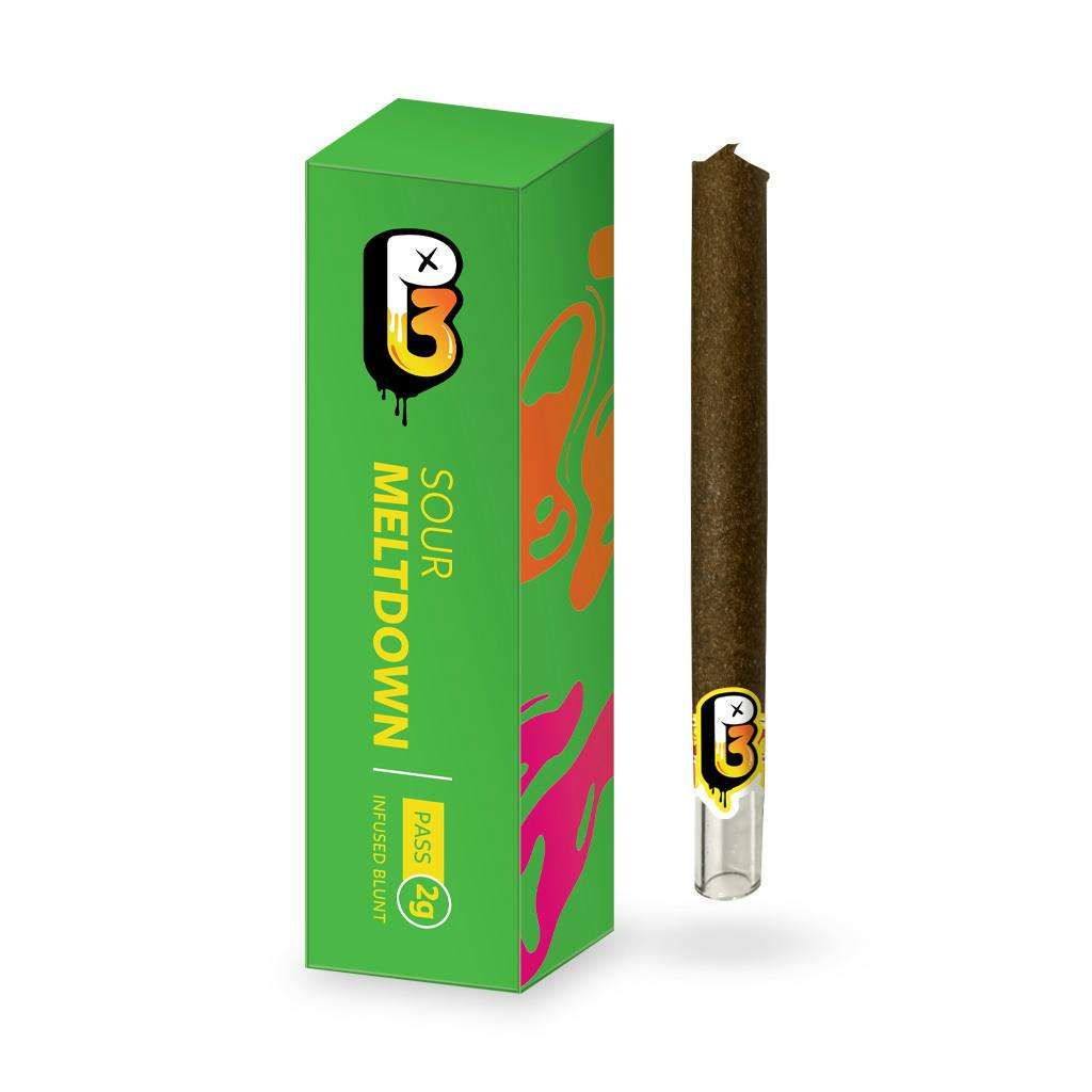 Photograph of product: P3 - Sour Meltdown - Infused Blunt