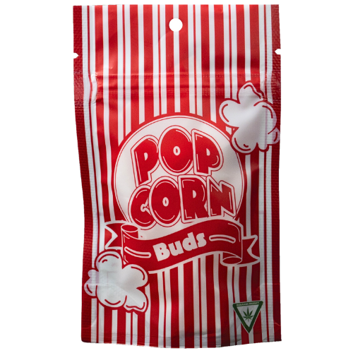 Photograph of product: High Life Farms Runtz Buttonz Pre-Packed Popcorn 1oz - 28.35g