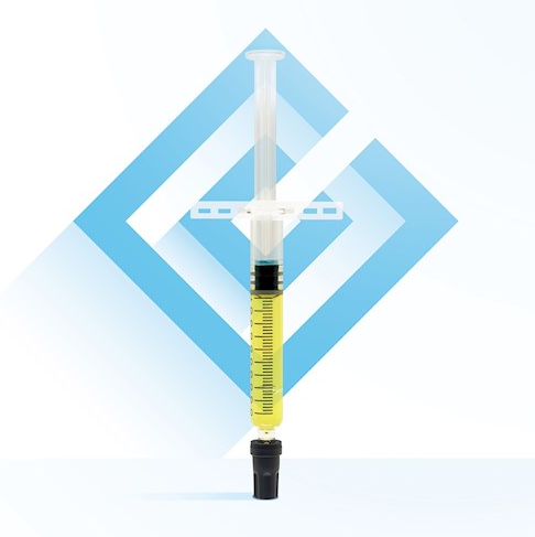 Photograph of product: Crystal Clear - 9lb Hammer - Distillate Syringe