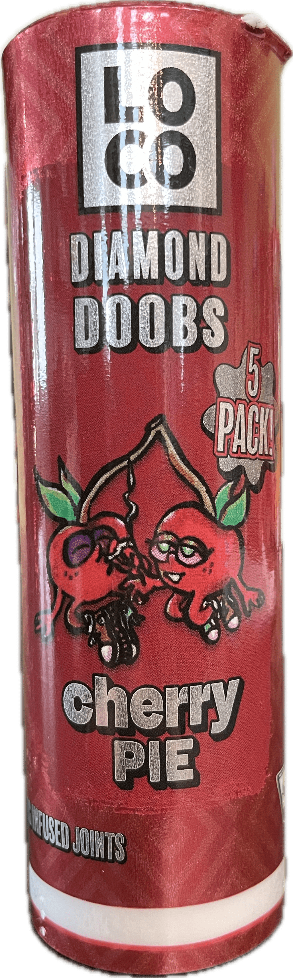 Photograph of product: LOCO - Cherry Pie Infused Joint - 5g pk