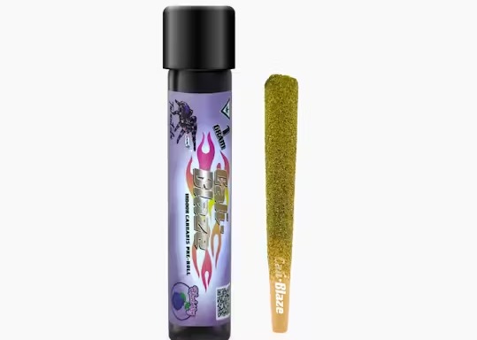 Photograph of product: Cali-Blaze | Blueberry Tarantula Infused Pre-Roll