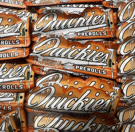 Photograph of product: QUICKIES 1G INFUSED PREROLL - ORANGE POPSICLE