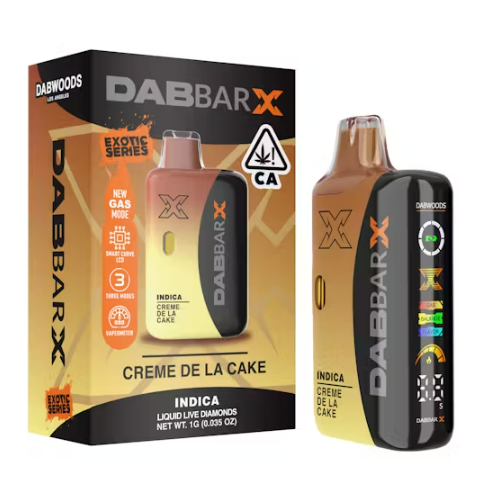 Photograph of product: Creme De La Cake DabBar X Dabwoods