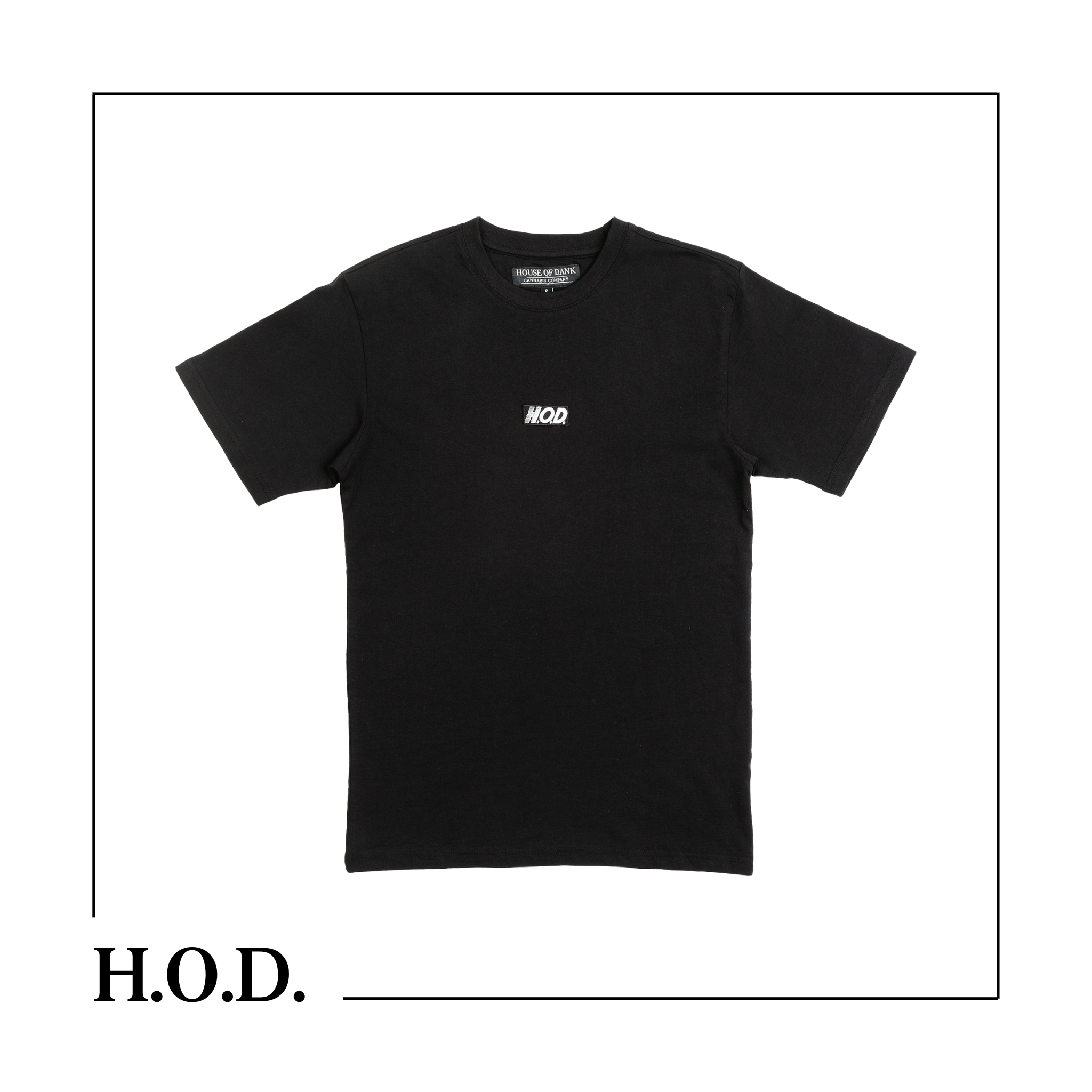 Photograph of product: H.O.D. x Core Black Short Sleeve Tee S