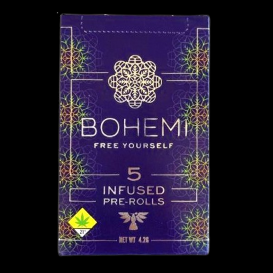 Photograph of Product: Gelato Cake DOH Approved 5 x Infused Pre-roll Bohemi