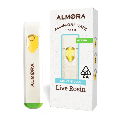 Photograph of product: ALMORA LIVE ROSIN ALL-IN-ONE VAPE - BUBBA BURST 1G - 1 G