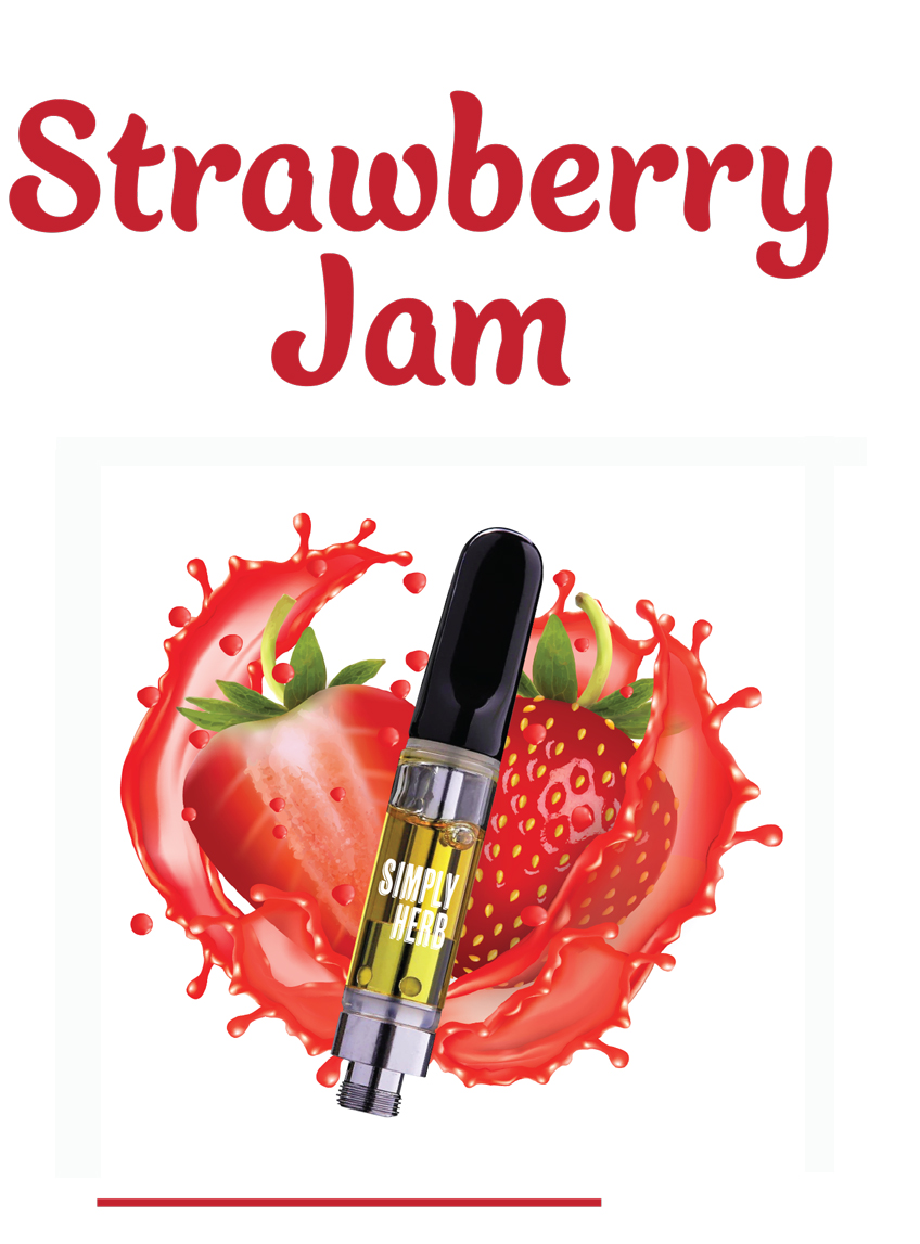 Photograph of product: Strawberry Jam | Distillate | 510 | 1g