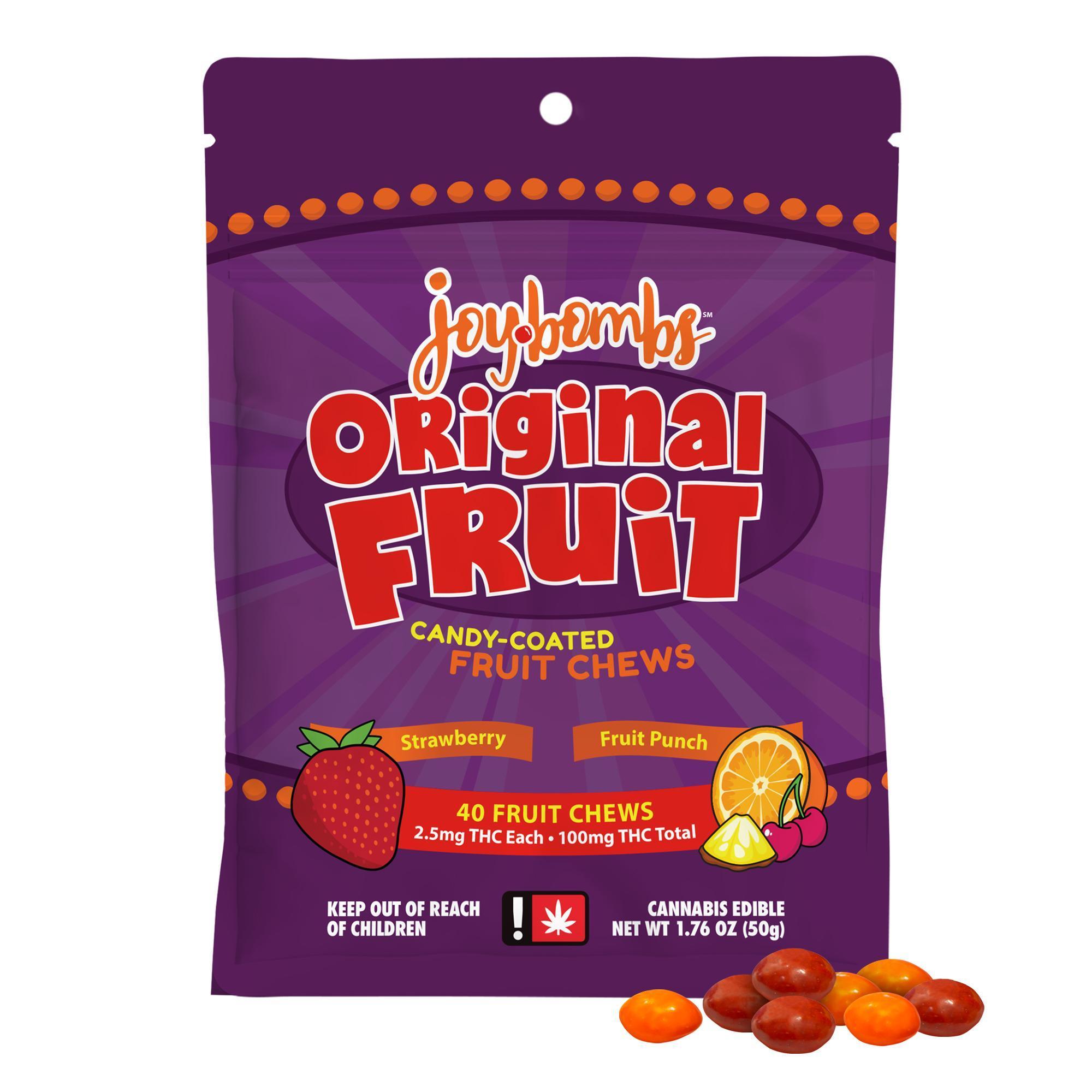 Photograph of product: Joy Bombs Fruit Chews - Original Fruit TH-oui (H)