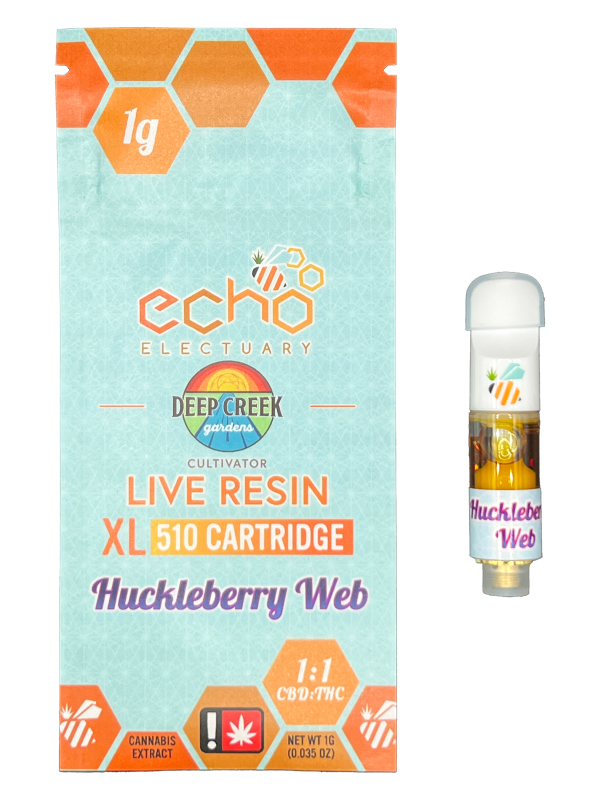 Photograph of product: Echo - 1:1 Huckleberry Web - Live XL Cartridge