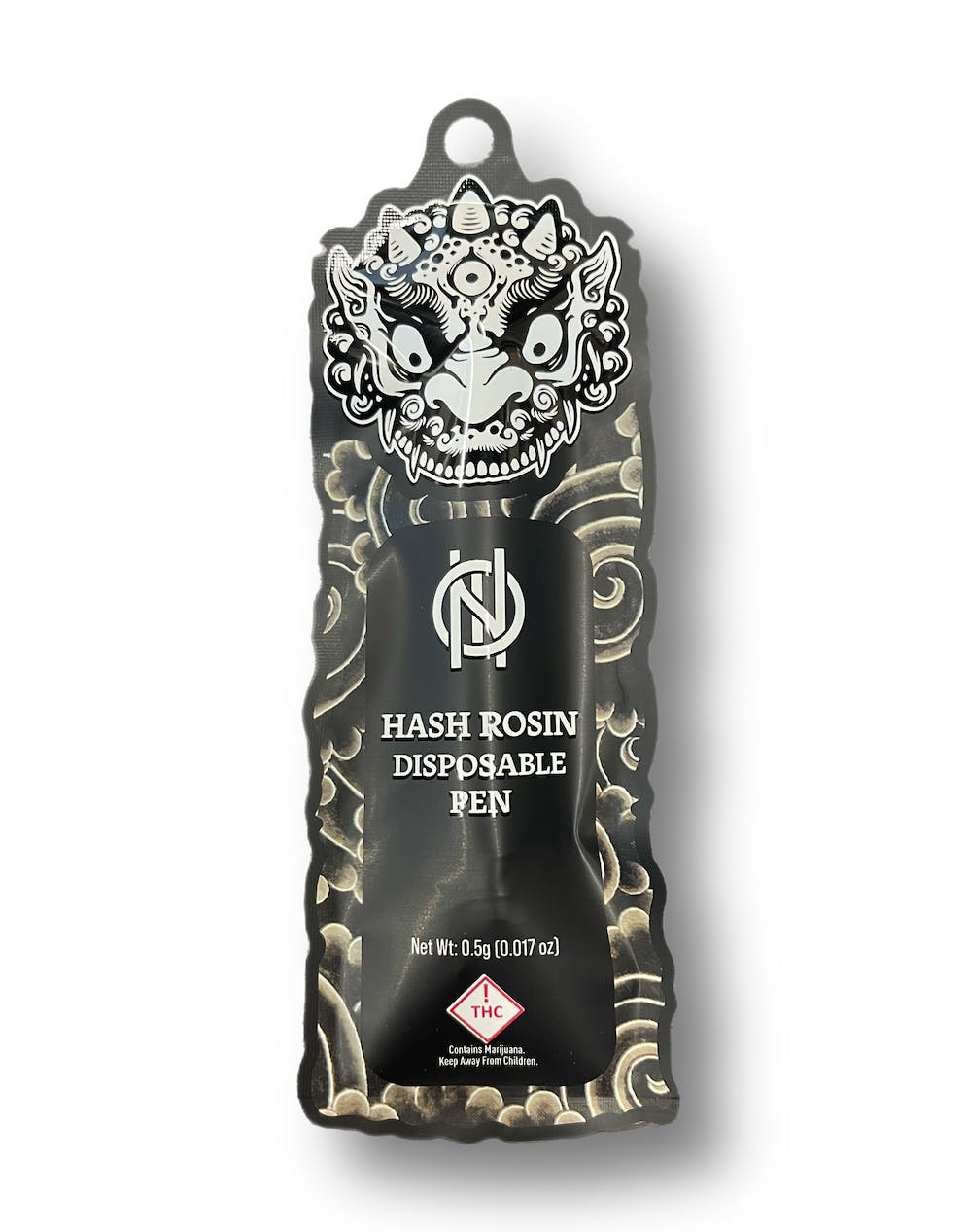 Photograph of Product: Oni Seed Co. - 500mg - Disposable - Garlic Juice #25 Live Rosin [I]