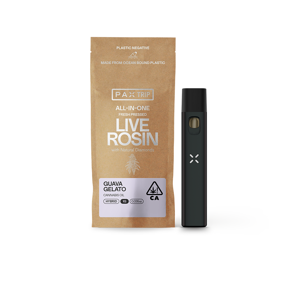 Photograph of product: PAX | Guava Gelato Live Rosin Disposable | 1.0g