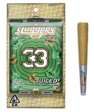 Photograph of product: Sluggers | 33 Mini Infused Blunts (5 Pack) | 3.5g