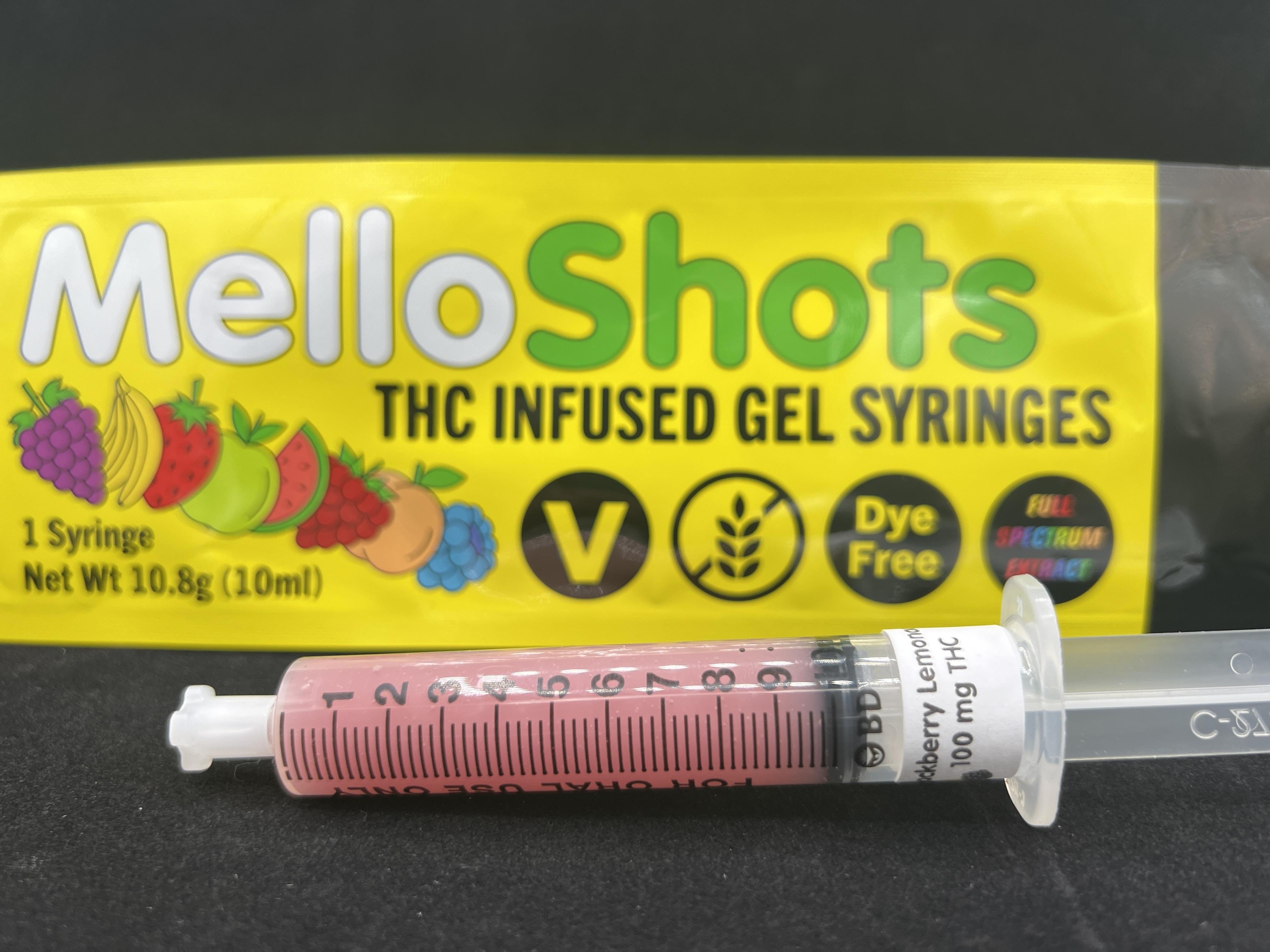 Photograph of product: Oilwell Melloshot Blackberry Lemonade 100mg - 100mg