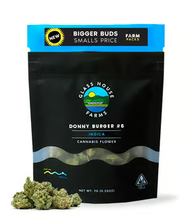 Photograph of product: Glass House Farms Donny Burger #5 Indica Farm Pack - 7g
