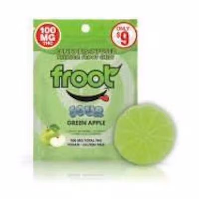 Photograph of product: FROOT - 100MG - GREEN APPLE (SINGLE)