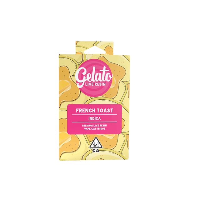 Photograph of product: French Toast  1g Live Resin Cartridge - 