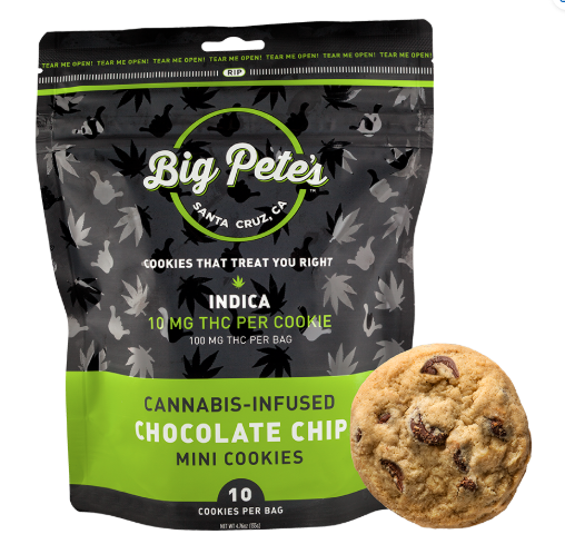 Photograph of product: CHOCOLATE CHIP - Oui'd - 100 MG - 10 PACK