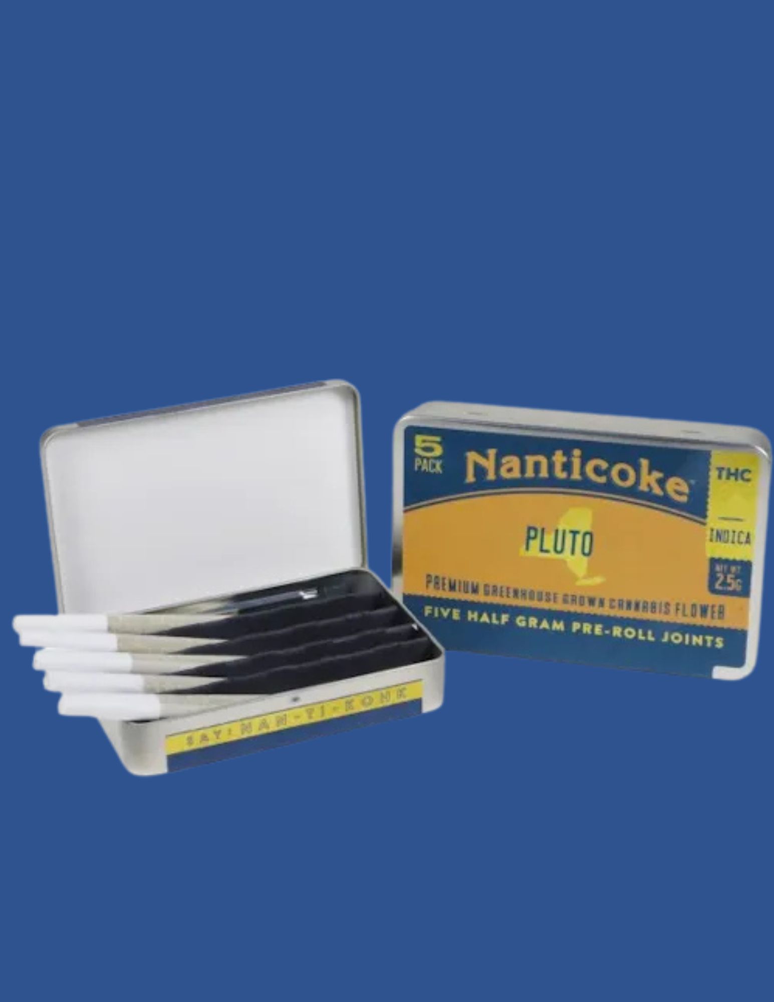 Photograph of product: Nanticoke | Preroll 5pk Pluto