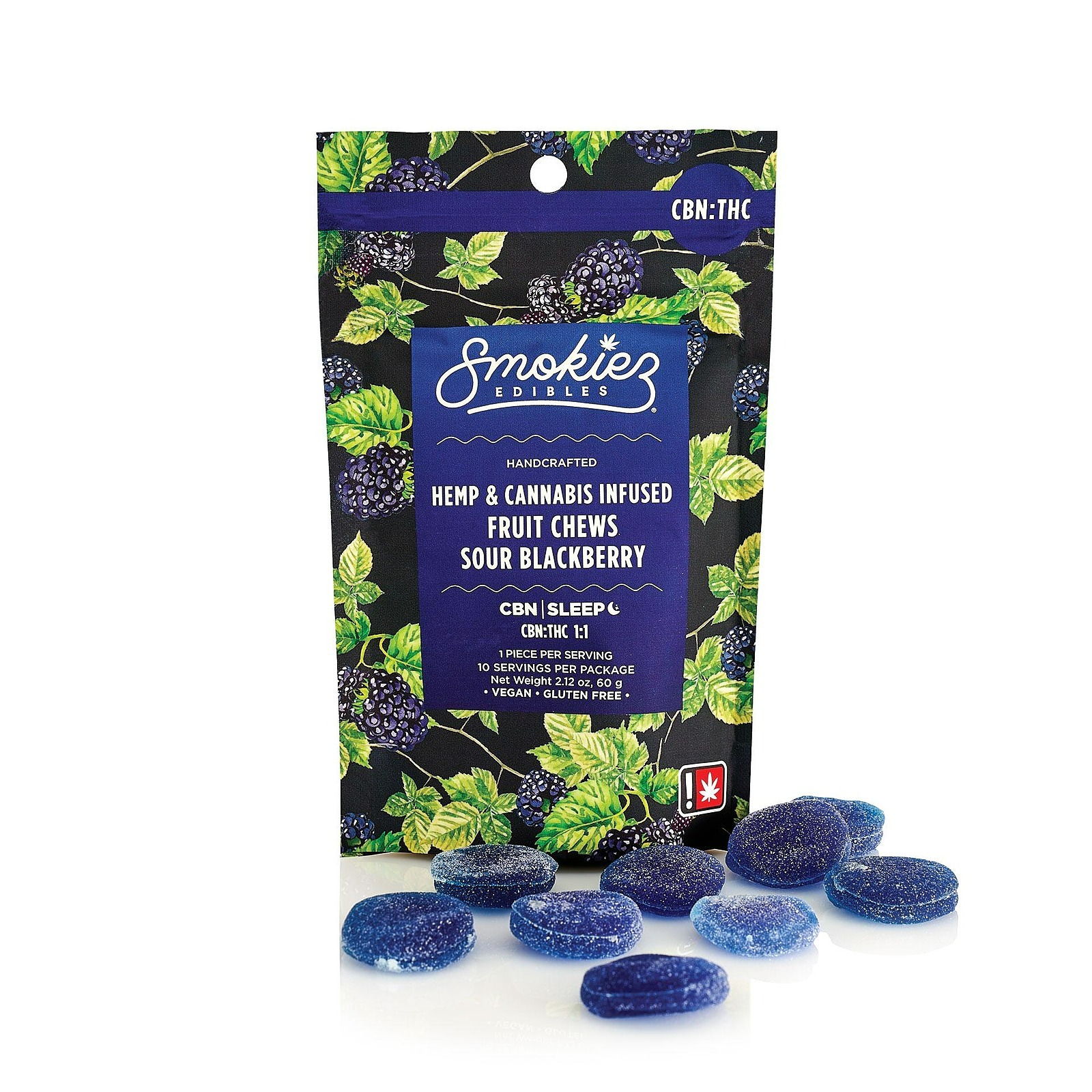 Photograph of product: SMOKIEZ-1:1-CBN-Blackberry