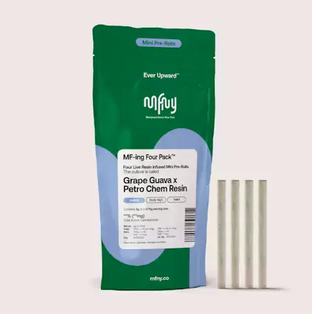 Photograph of product: MFNY | Grape Guava x Petro Chem | .75g Resin 4pk | 3g