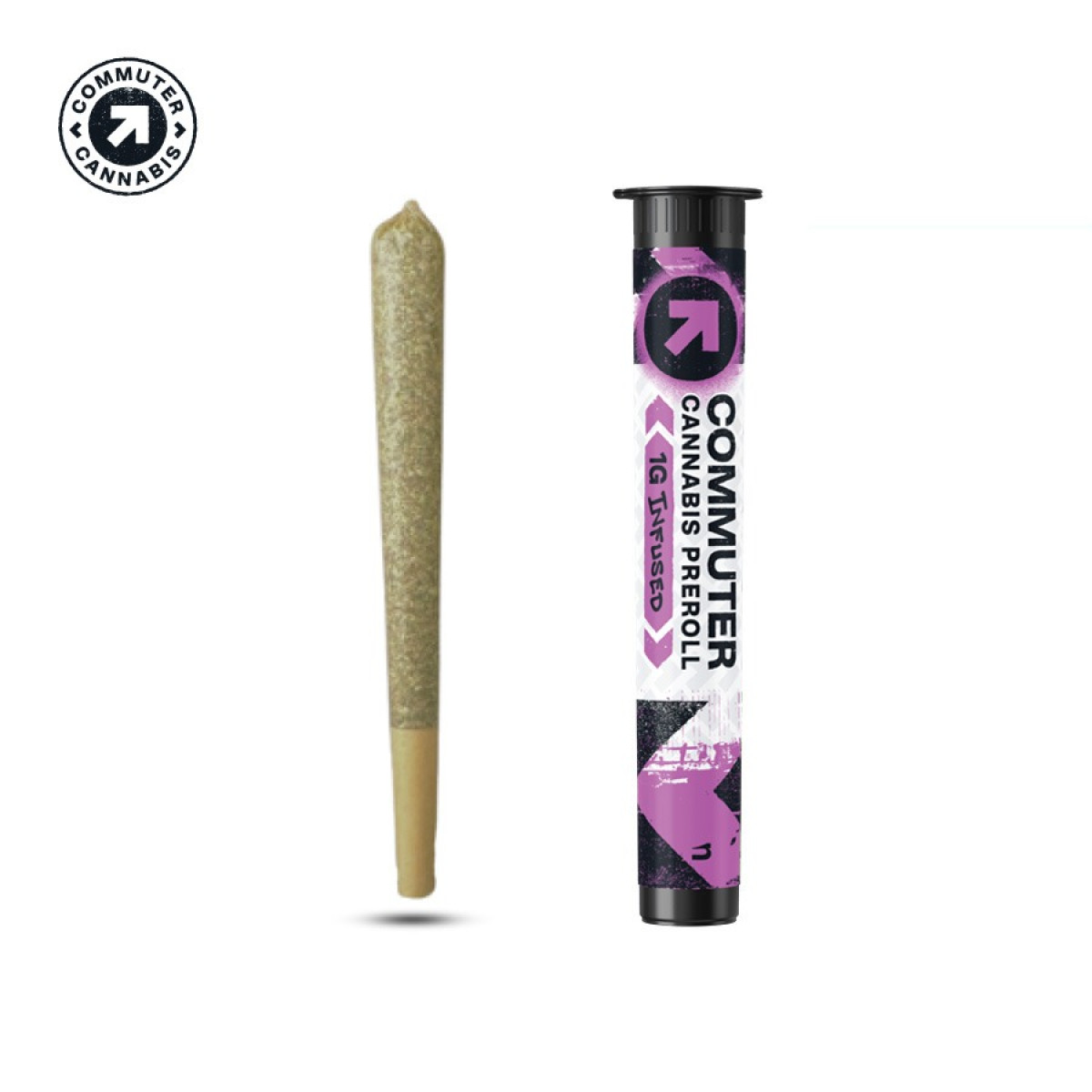 Photograph of product: Grape Galaxy | Diamond Infused Pre Roll | 1g (IH)