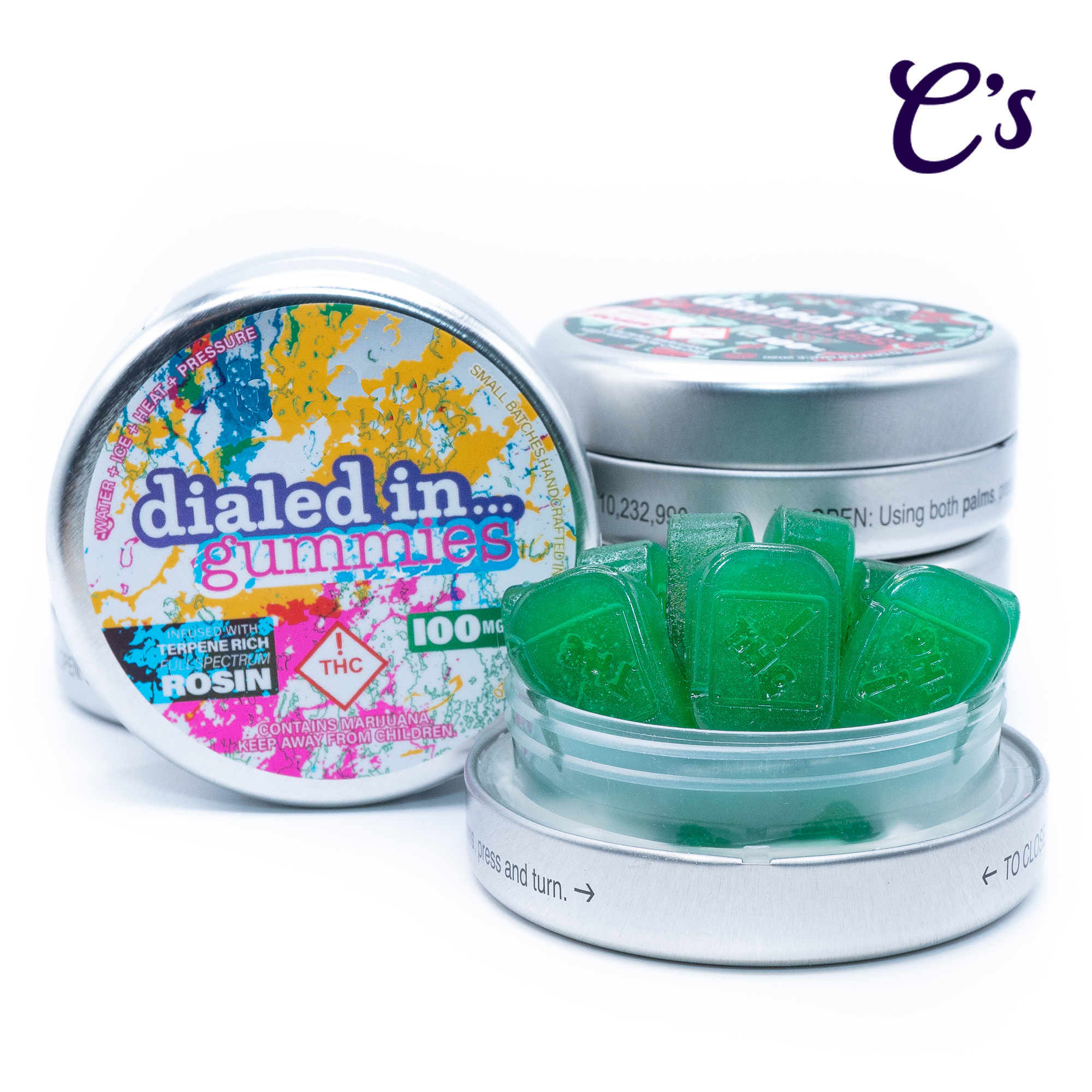 Photograph of product: Dialed In | Rosin Gummies (S) #2471 Blueberry Scone 100mg