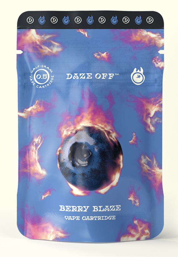 Photograph of product: Daze Off Cartridge - Berry Blaze