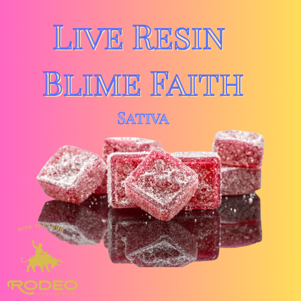 Photograph of product: Rodeo Live Resin Blime Faith (S) Gummies (C0070000217)