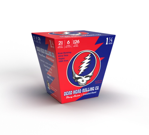Photograph of product: Blazy Susan x Grateful Dead 1 1/4 cones 6pk