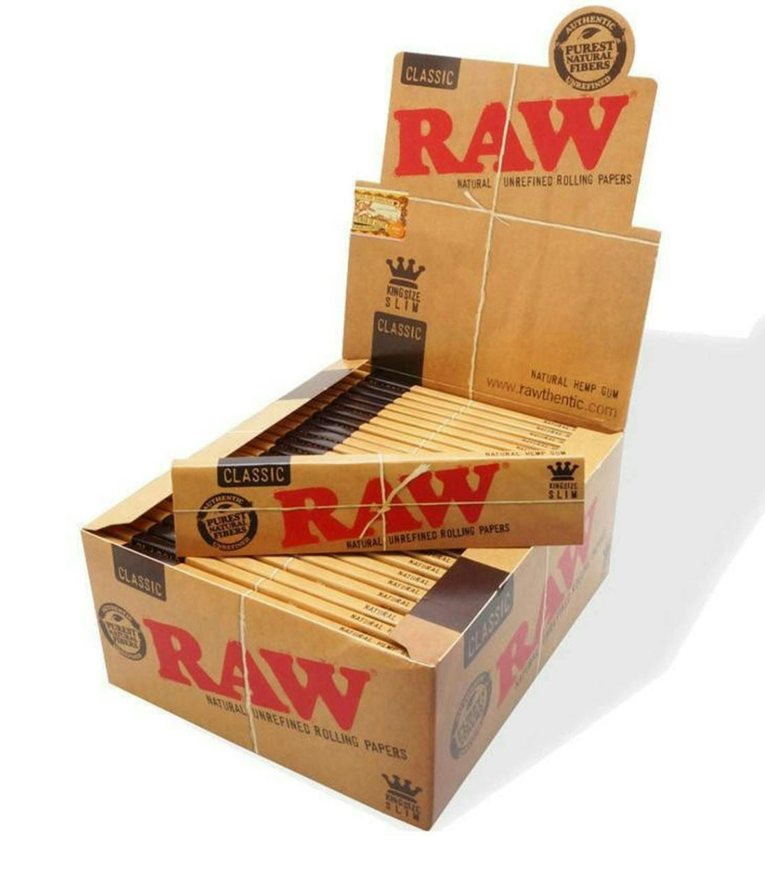 Photograph of product: Raw classic Rolling Papers King Size Slim