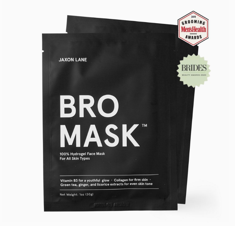 Photograph of product: BRO MASK Hydrogel Face Mask (Single) Men's Skin Care