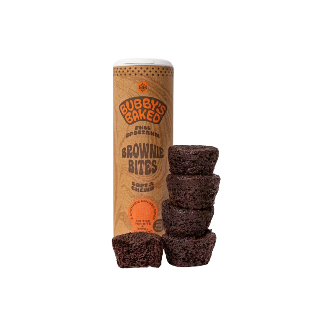 Photograph of product: BUBBY'S BAKED Brownie Bites | 50mg 5pk