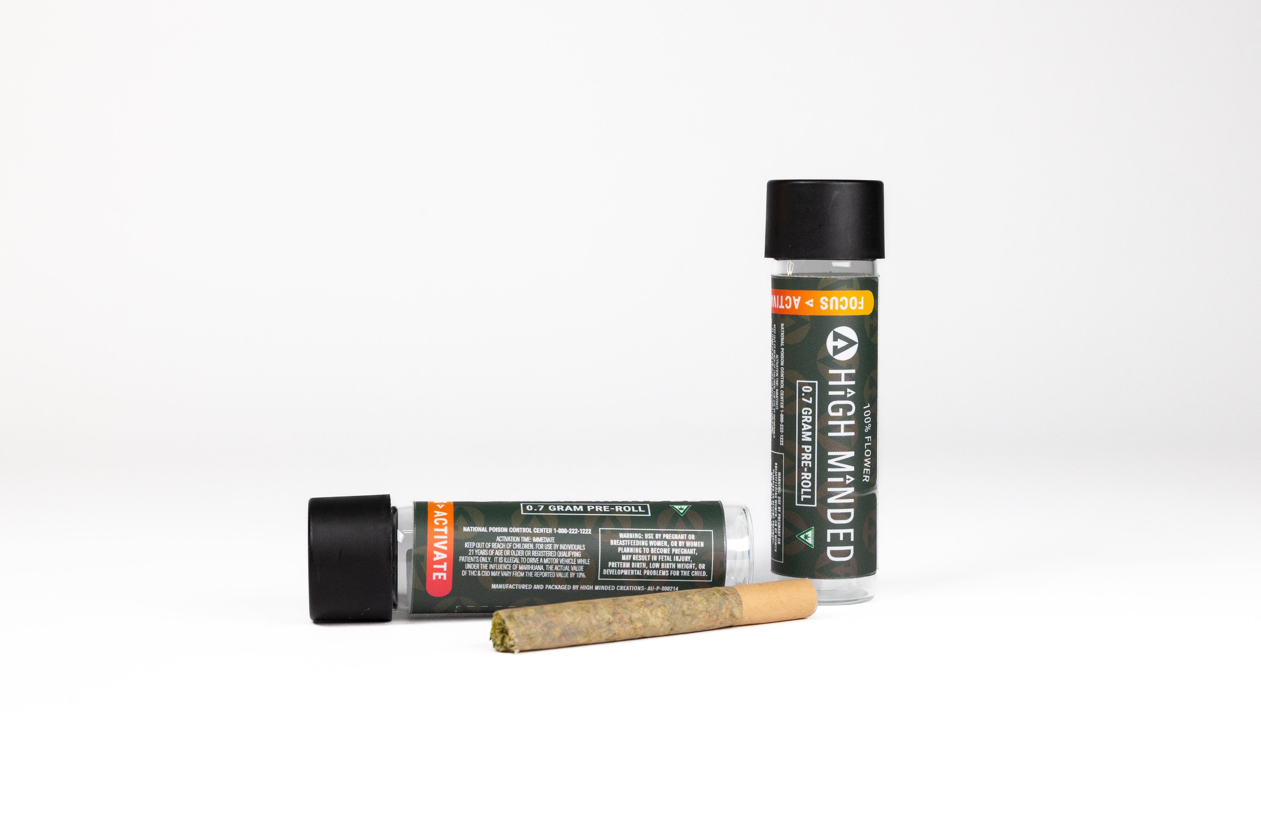 Photograph of product: High Minded - Pre-roll 0.7g - Frozen Coke