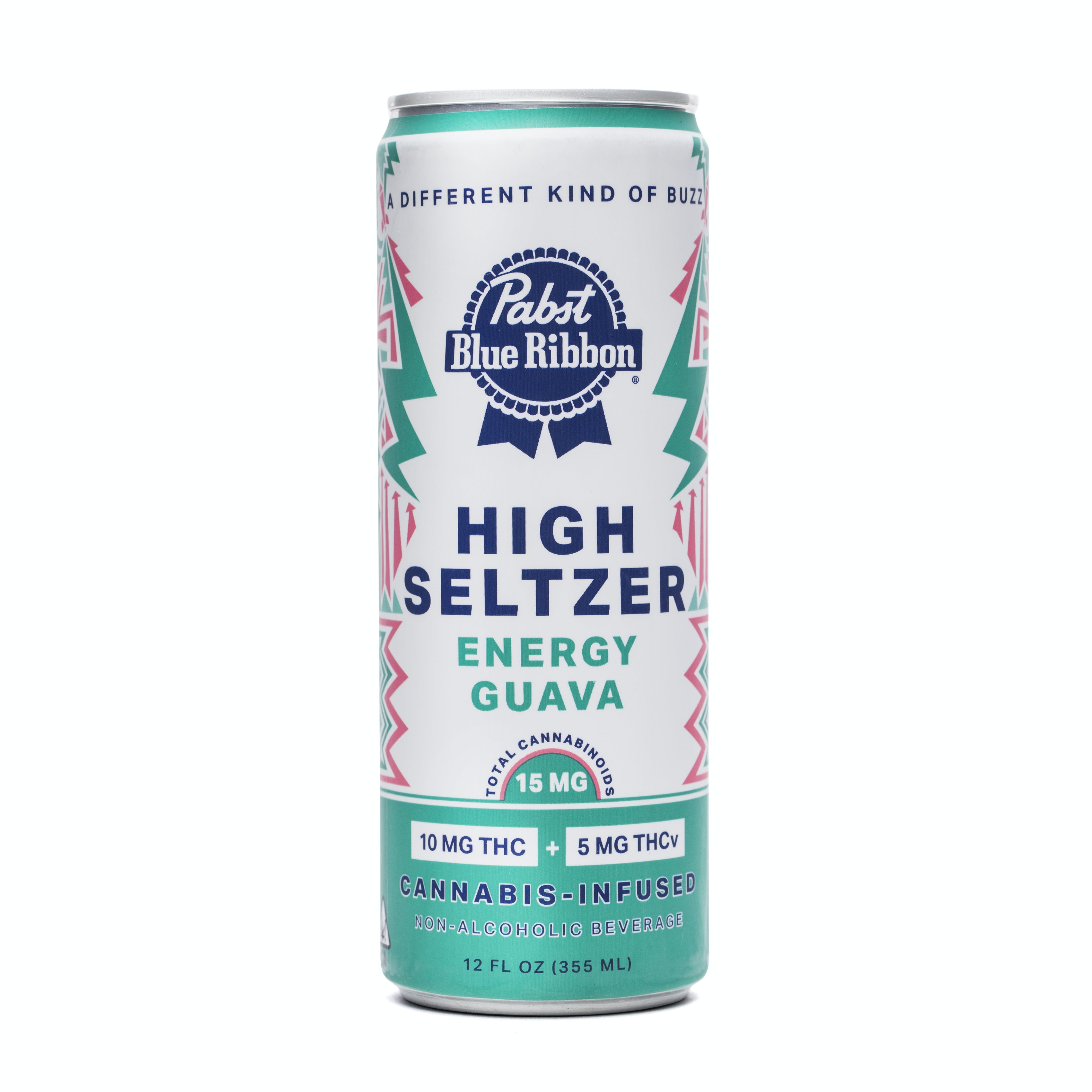 Photograph of product: Pabst Blue Ribbon | Daytime Guava | 15mg Infused Seltzer Single Can