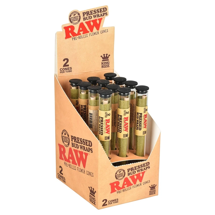 Photograph of product: RAW - Pressed Bud Cones | 2pc King Size