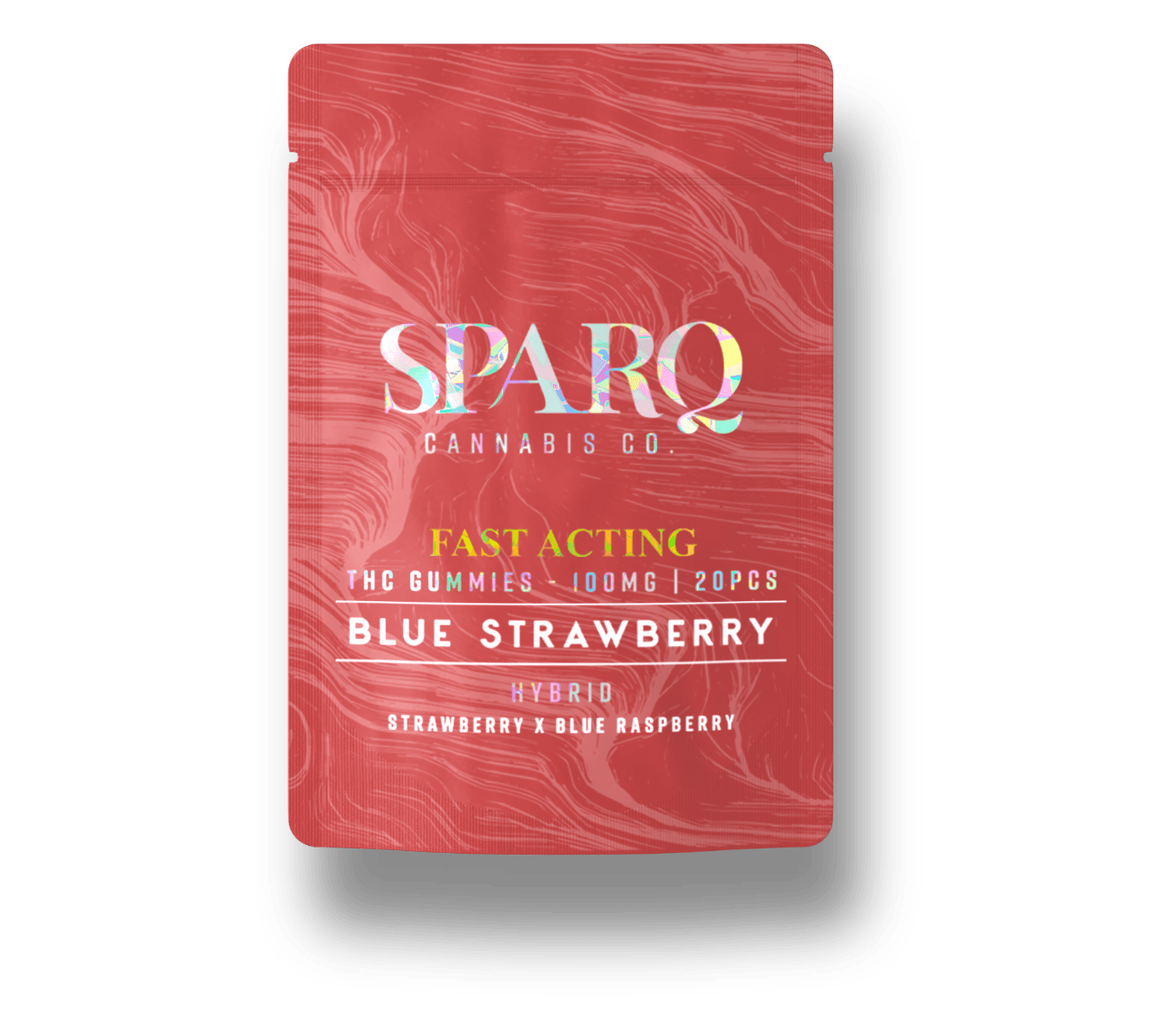 Photograph of product: Blue Strawberry 5mg Gummies