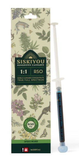 Photograph of product: RSO | 1:1 (TH-oui:CBD) | 1g