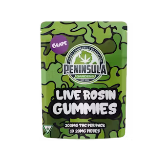 Photograph of product: Peninsula Gardens- Cherry Live Rosin Gummies-200mg