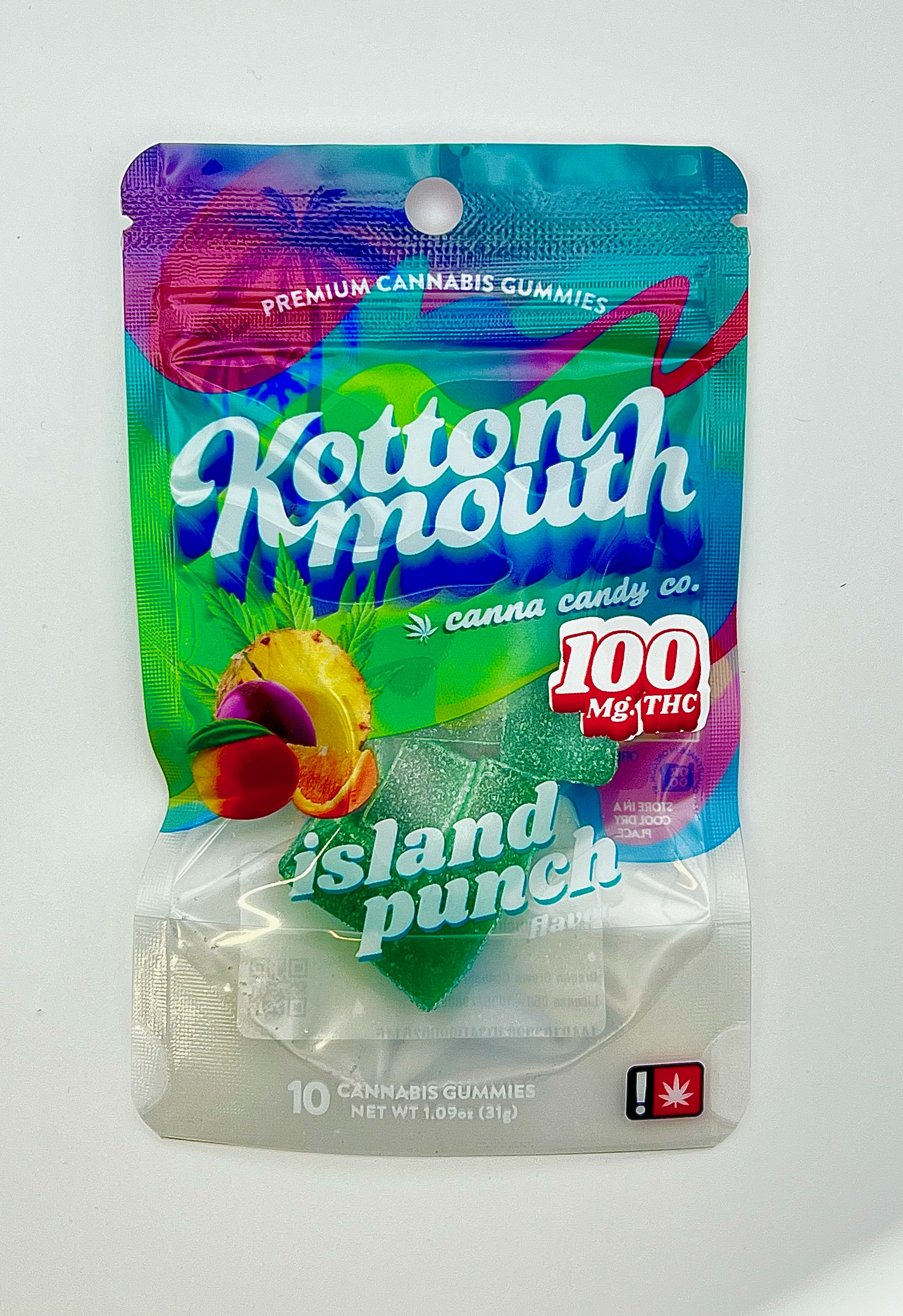 Photograph of product: Kotton Mouth | Grape | TH-oui | 100mg 1-Piece Gummy