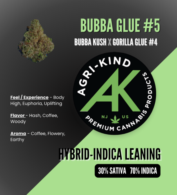 Photograph of product: Agri-kind l Bubba Glue #5 Mixed Flower l 7g