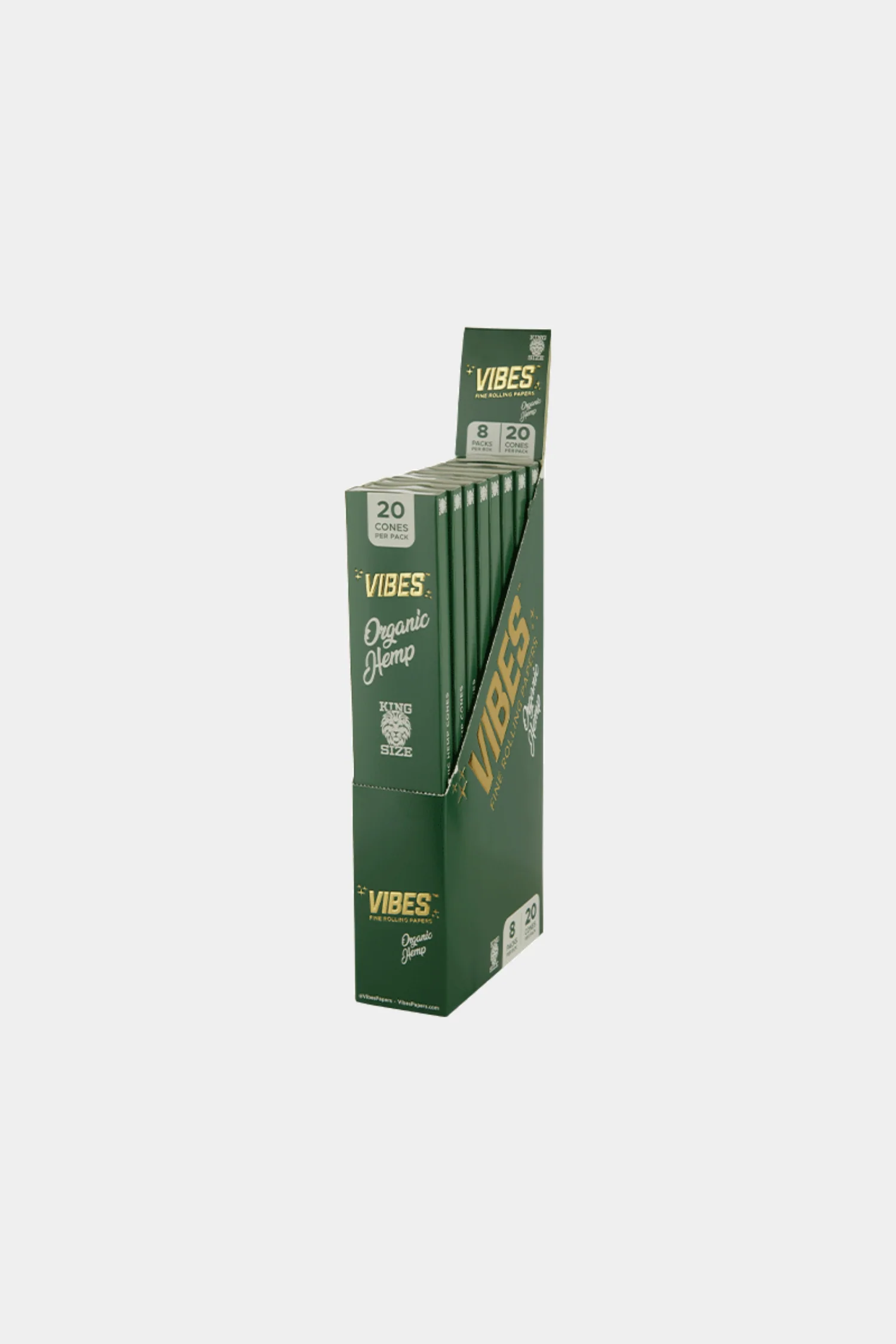 Photograph of product: Cones | 20-Pack | Organic Hemp King
