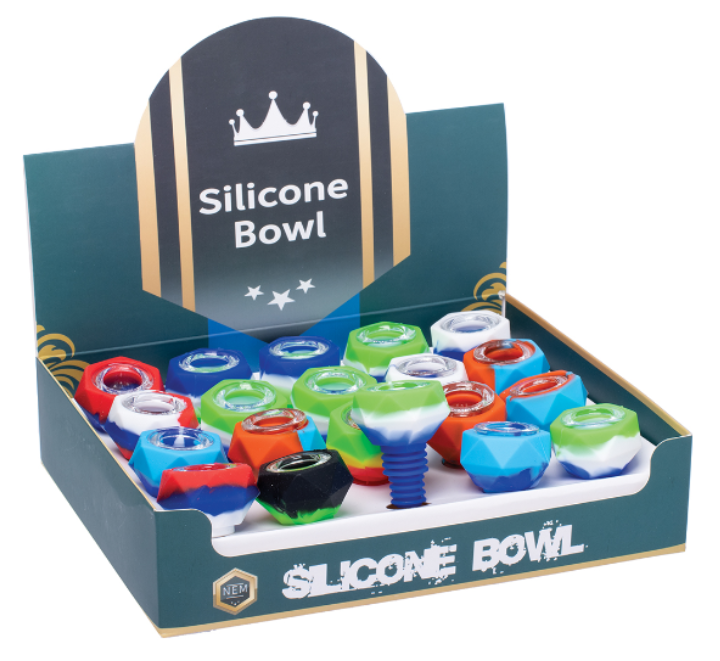 Photograph of product: Diamond Silicone Bowl 14/18mm