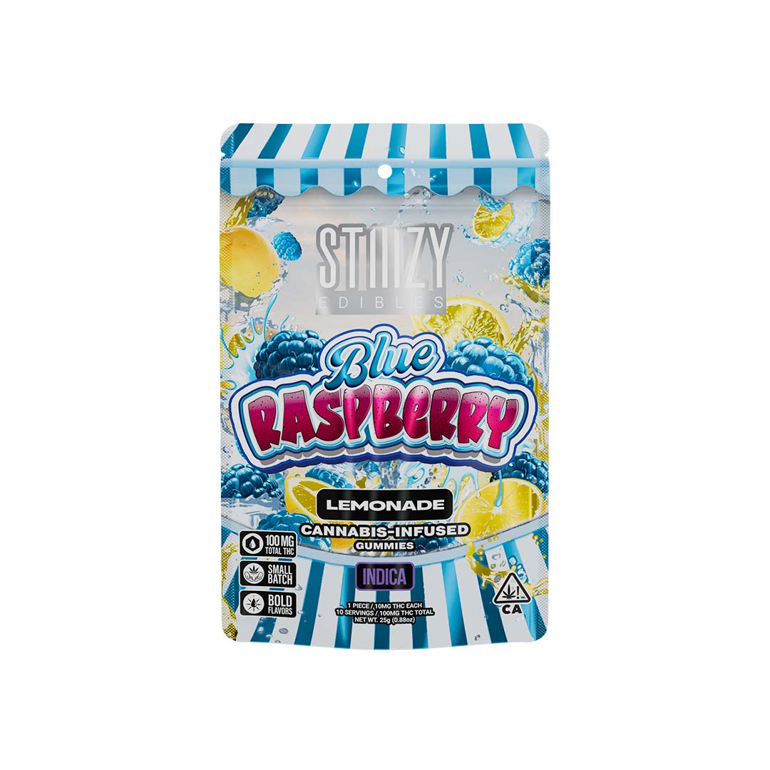 Photograph of product: Blue Raspberry Lemonade Gummies 100mg